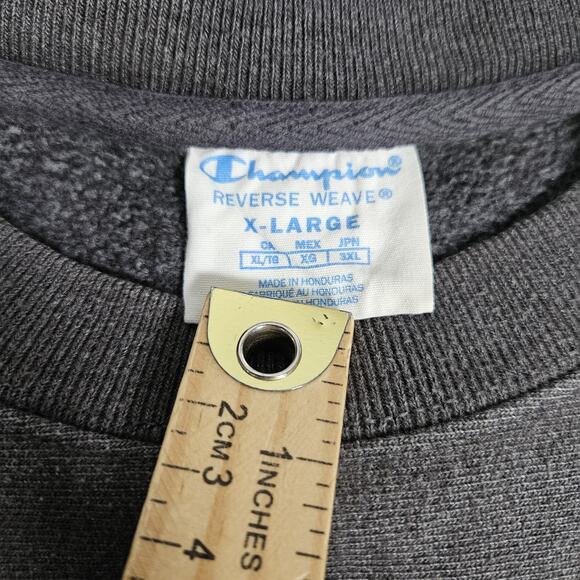 Champion Sweatshirt Mens XL Gray Reverse Weave Penn Rugby Sports Pullover - Picture 4 of 8